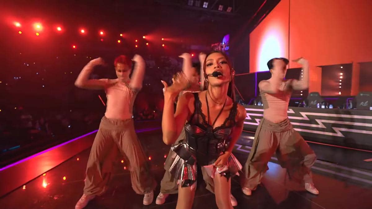 Potret penampilan no na di grand final M7 World Championship