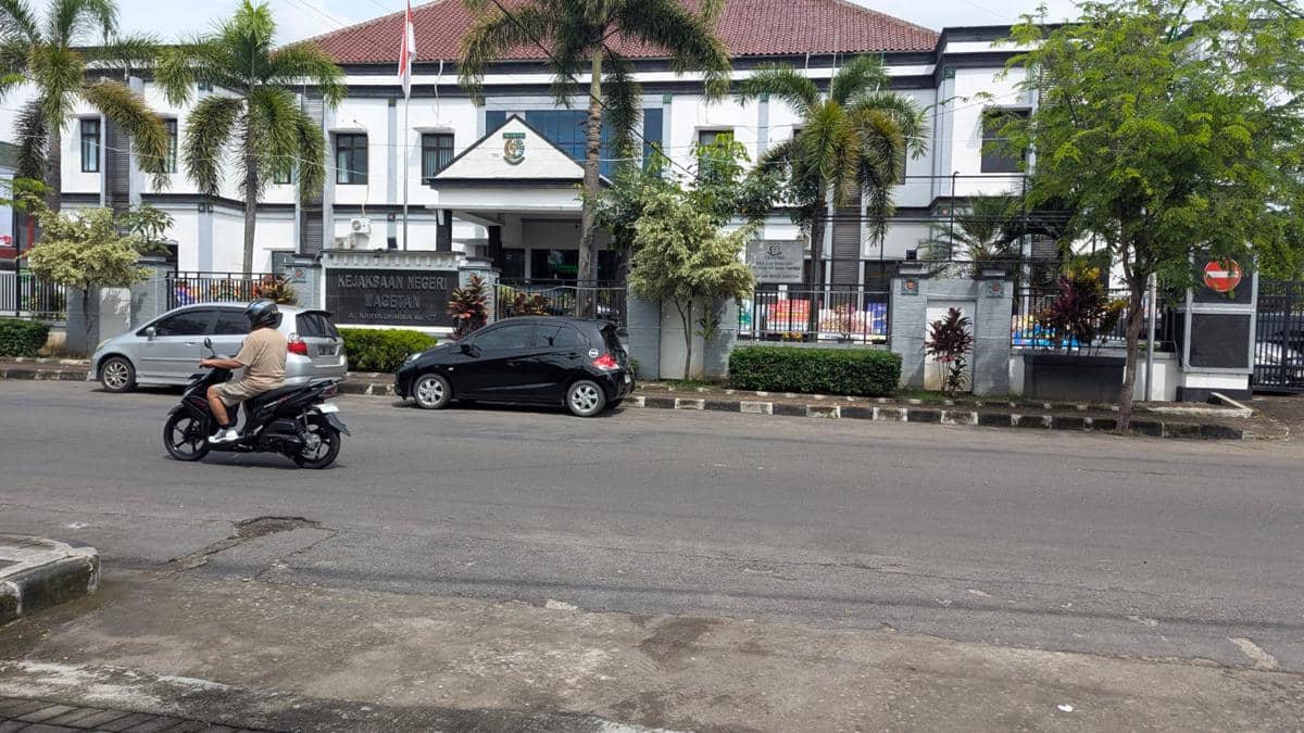 Kantor Kejaksaan Negeri Magetan, jalan Karya IDN Times/Riyanto.. 