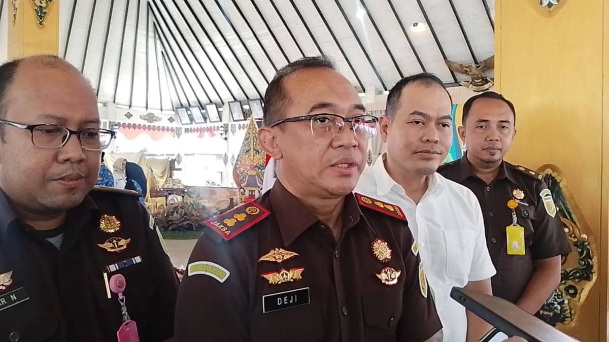 Kepala Kejari Magetan, Dezi Setiapurnama, usai serah terima jabatan di Pendopo Surya Graha. IDN Times/Riyanto.