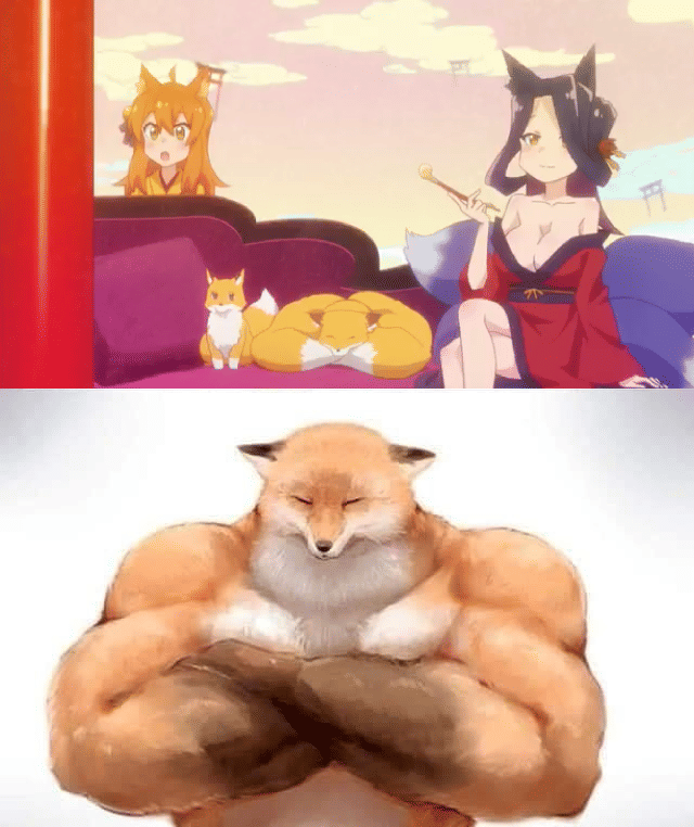 meme anime tentang otot