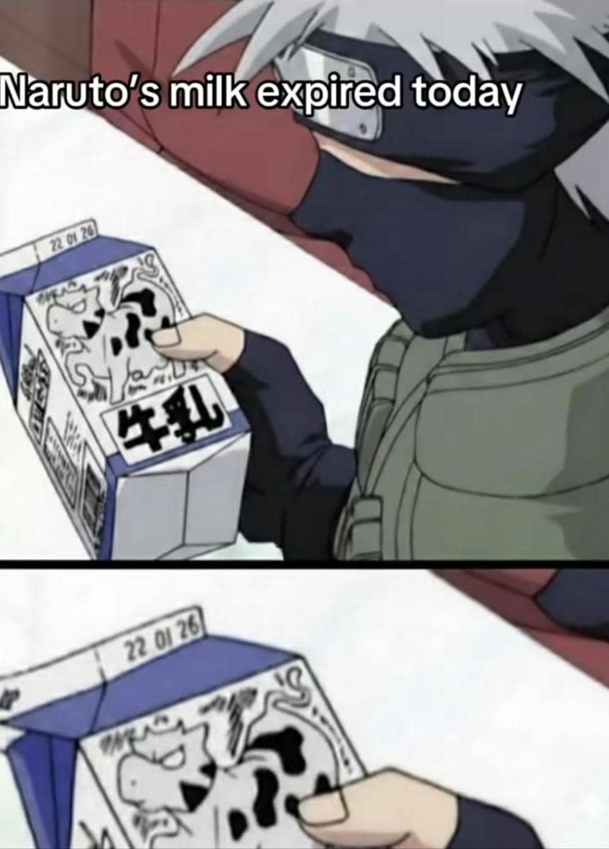 meme anime tentang kedaluwarsa