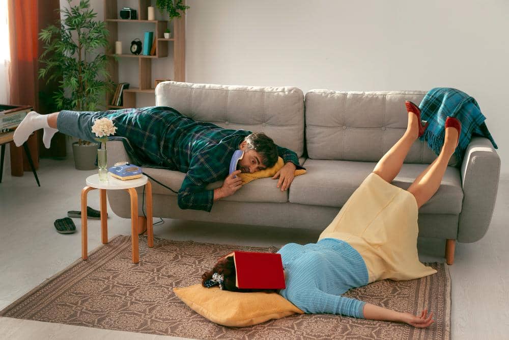 Ilustrasi malas gerak