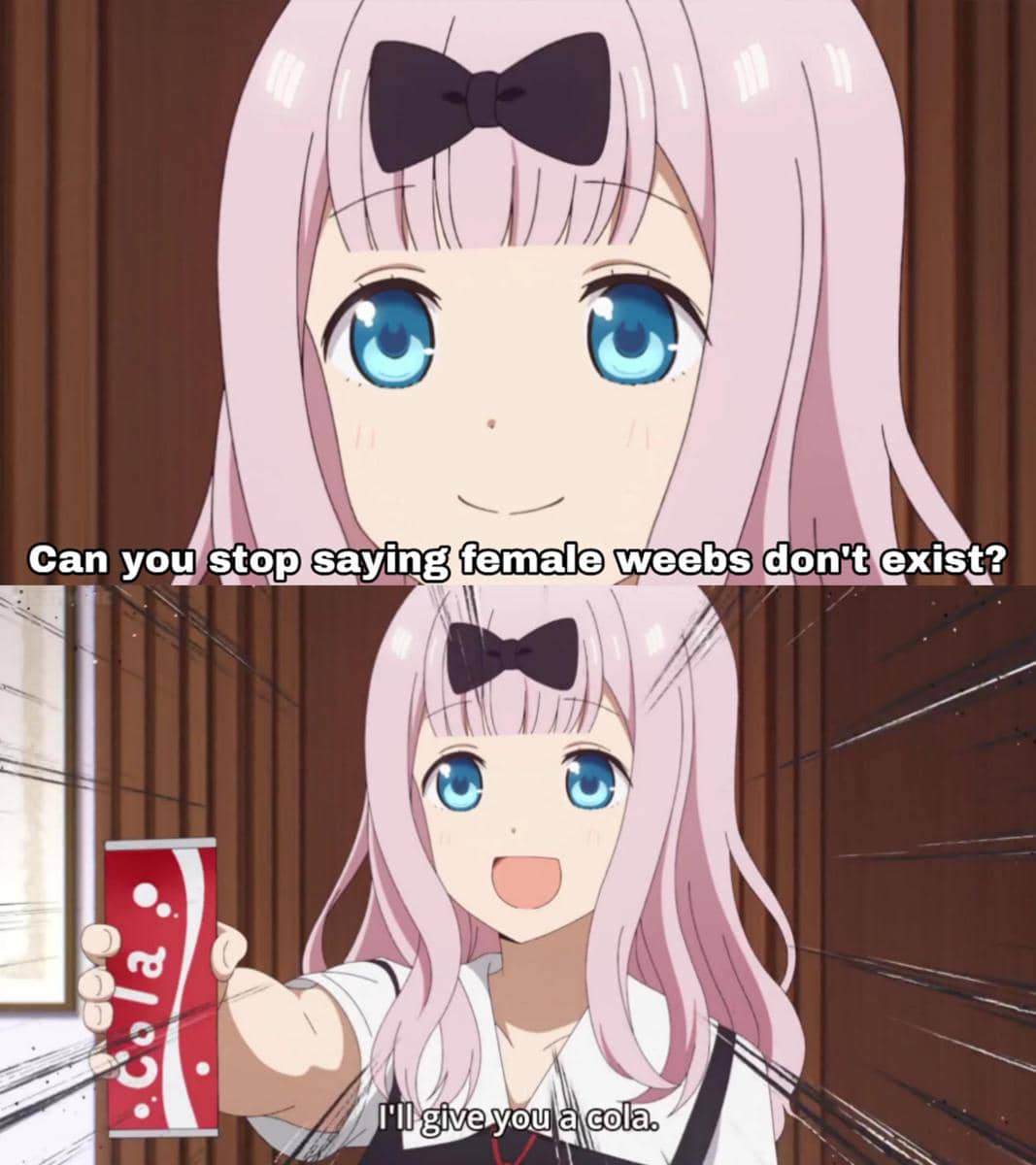 meme anime tentang cewek wibu