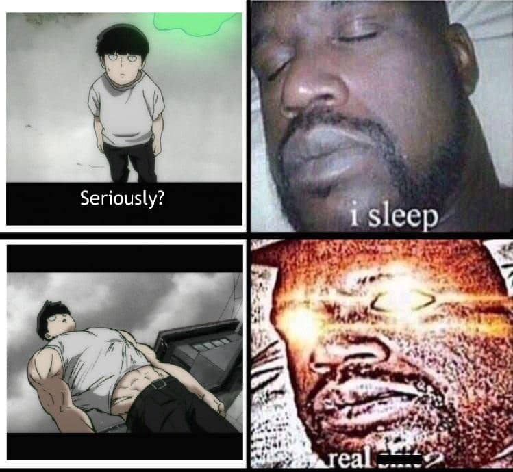 meme anime tentang otot