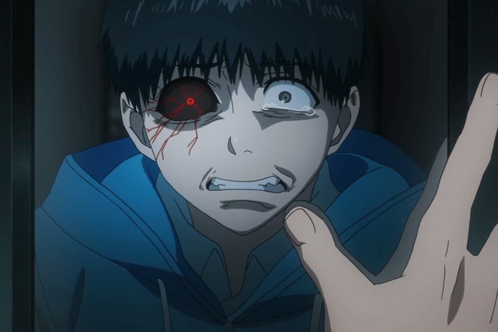 Kaneki berubah menjadi manusia setengah Ghoul.