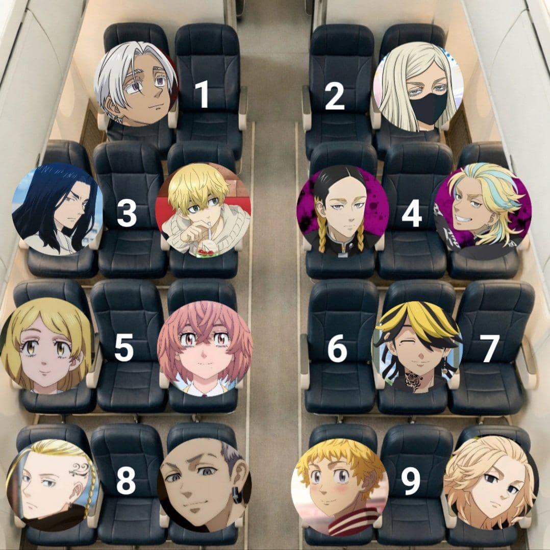 meme pilih kursi pesawat sama anime