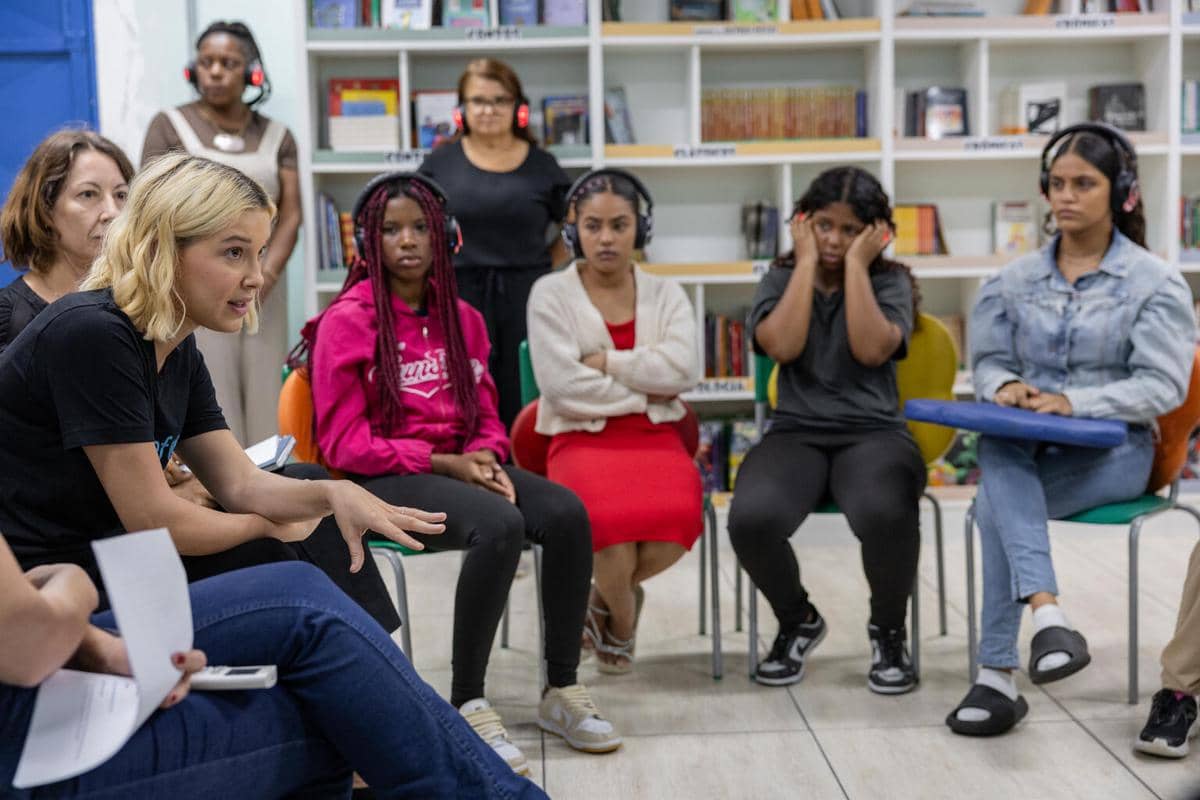 potret Millie Bobby Brown di Unicef