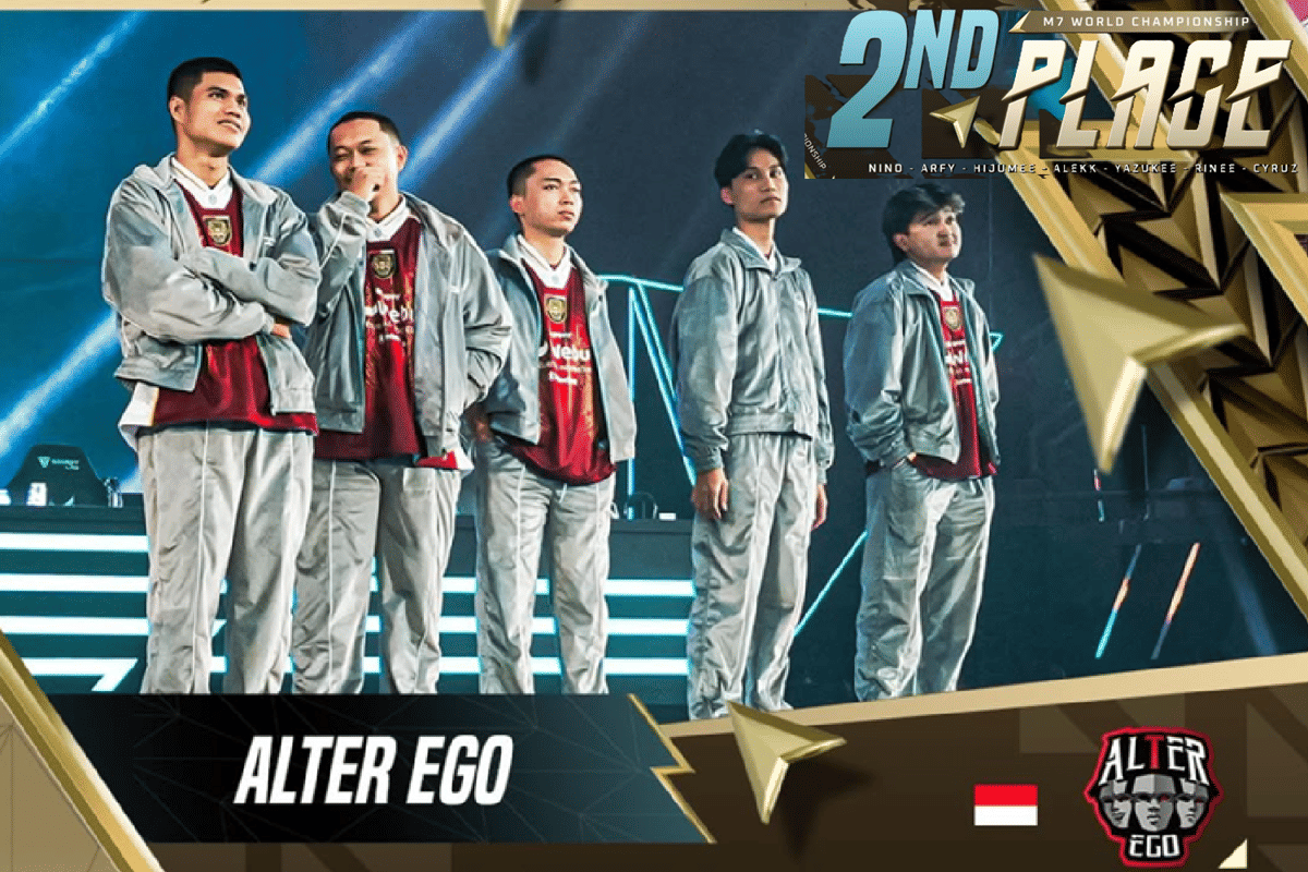 AE menjadi runner up di M7 