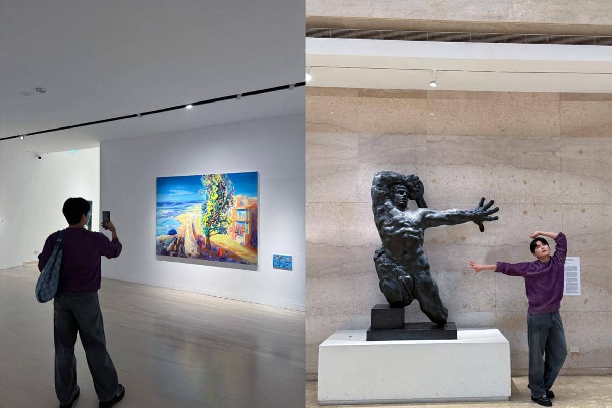 potret Ryeowook SUJU di Kaohsiung Museum of Fine Arts, Kaohsiung