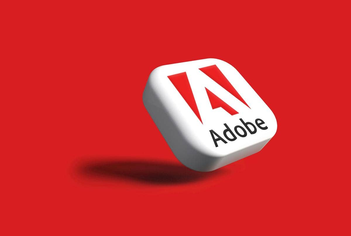 ilustrasi logo Adobe