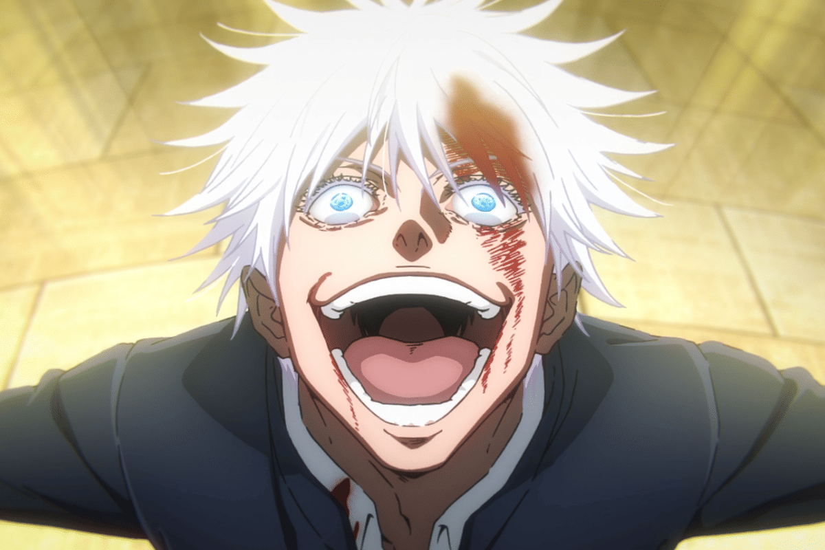 Gojo menggunakan Reverse Cursed Technique.