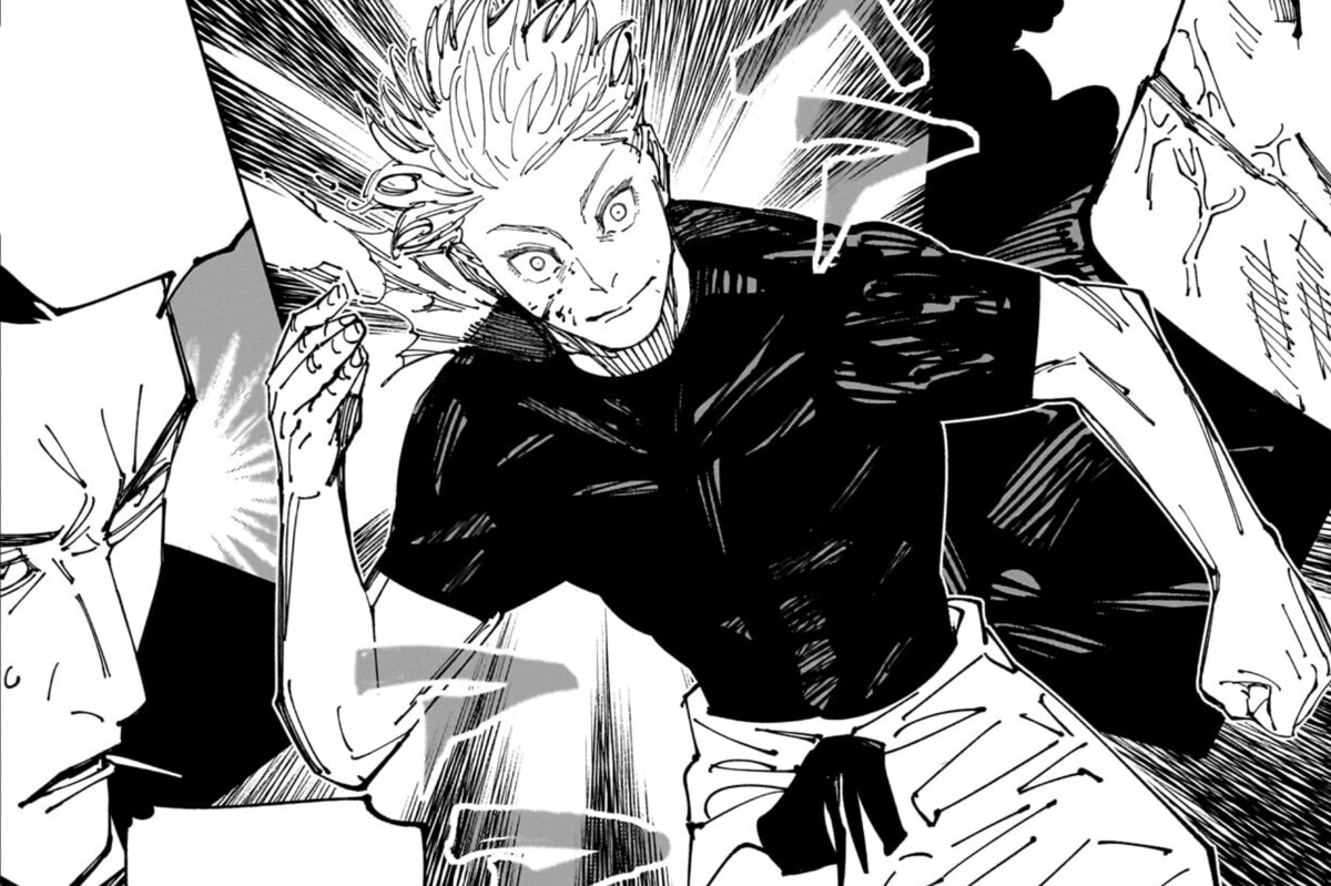 Gojo menggunakan Reverse Cursed Technique.