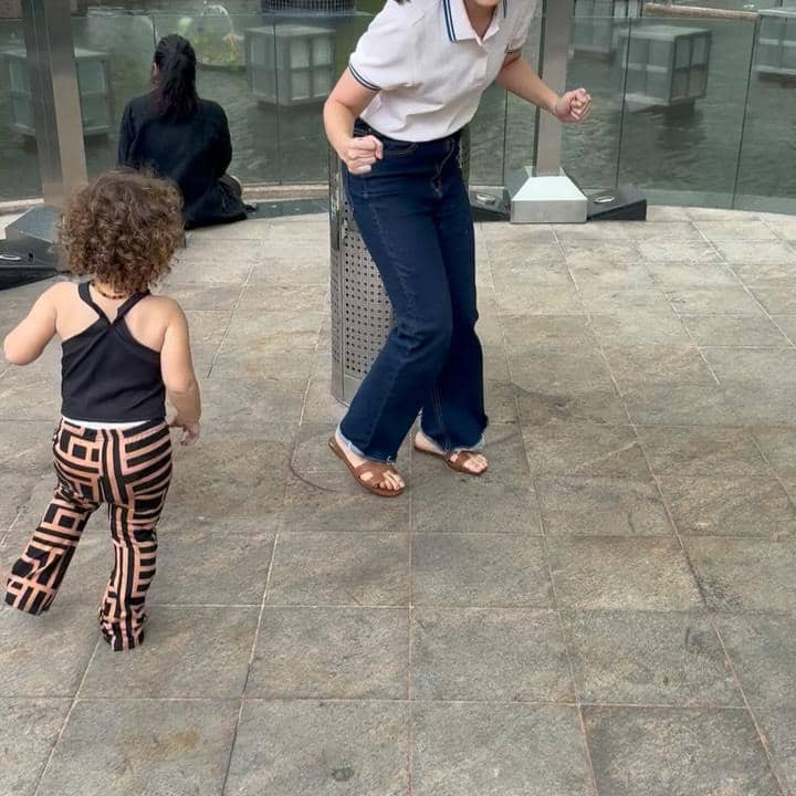 Tissa Biani dan Dul main bareng Briella Claire.