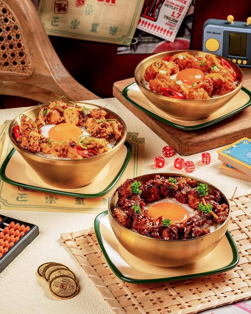 sajian menu nasi di The Misoa Story