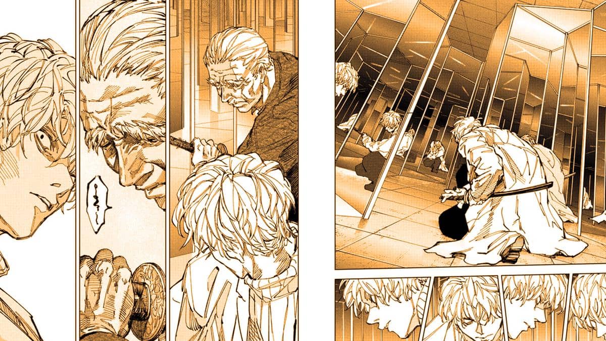 Uzuki melihat ilusi Takamura di cermin - Sakamoto Days