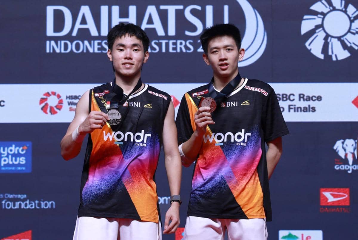 Raymond Indra/Nikolaus Joaquin jadi runner up di Indonesia Masters 2026 