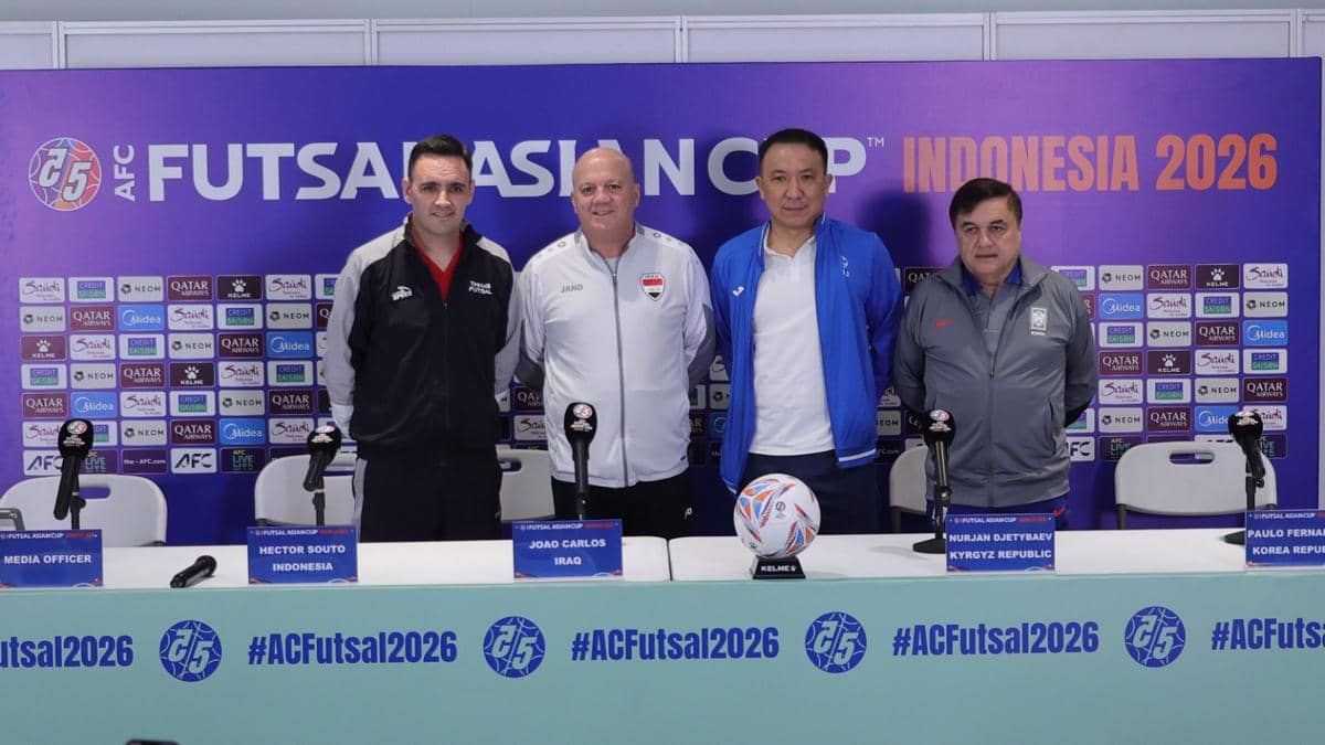 Jumpa pers Timnas Futsal jelang Piala Asia 2026