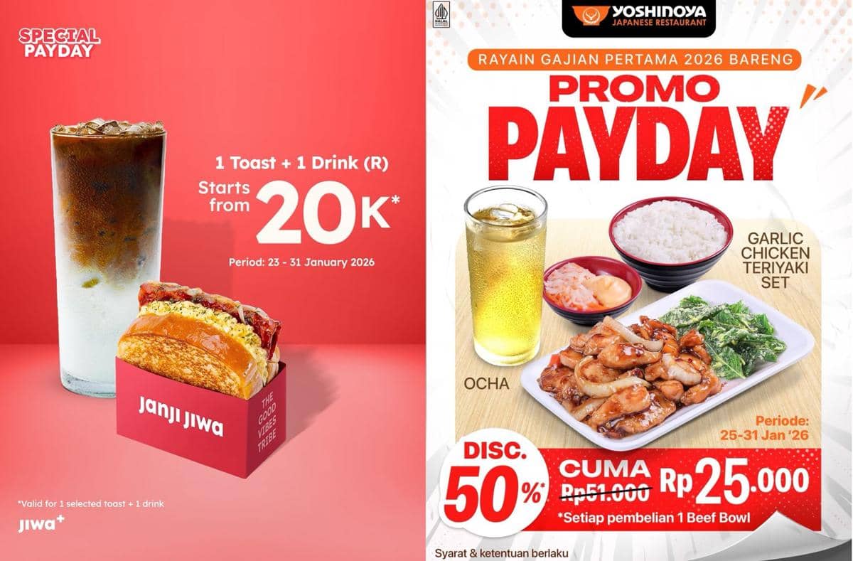 Potret promo Janji Jiwa dan Yoshinoya