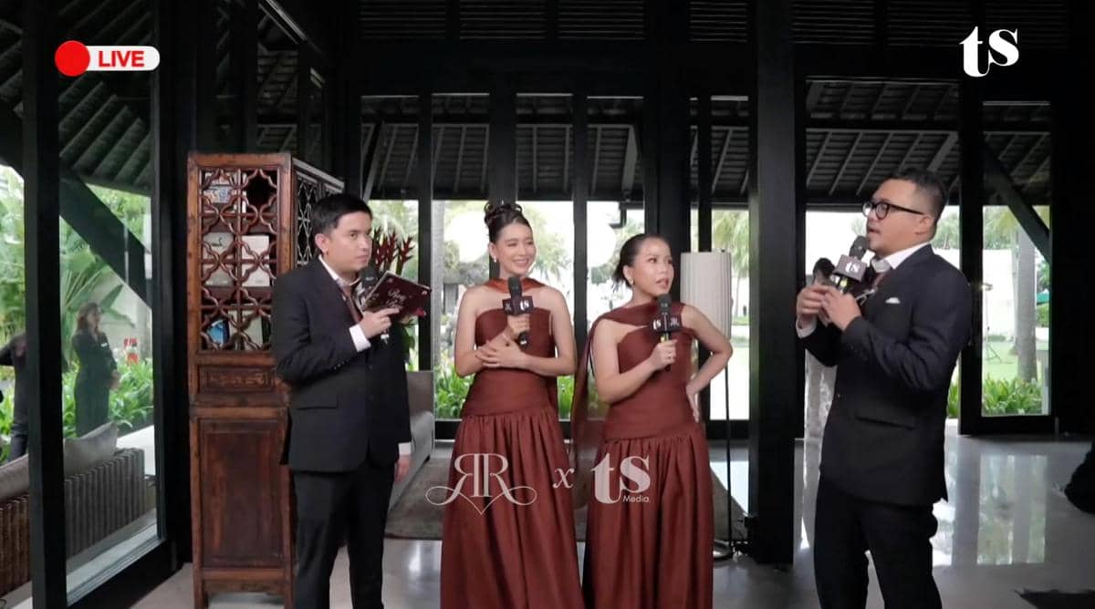 Gaya Seleb di Pemberkatan Ranty Maria-Rayn Wijaya