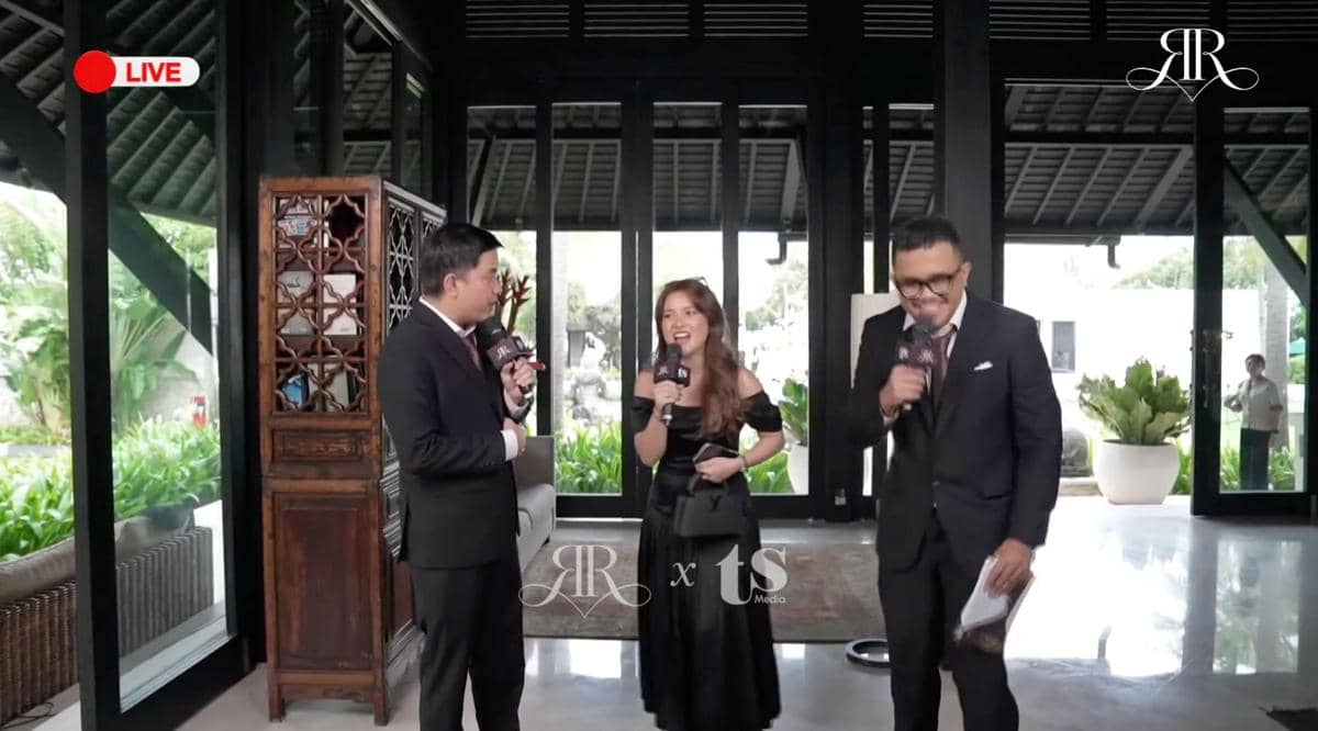 Gaya Seleb di Pemberkatan Ranty Maria-Rayn Wijaya