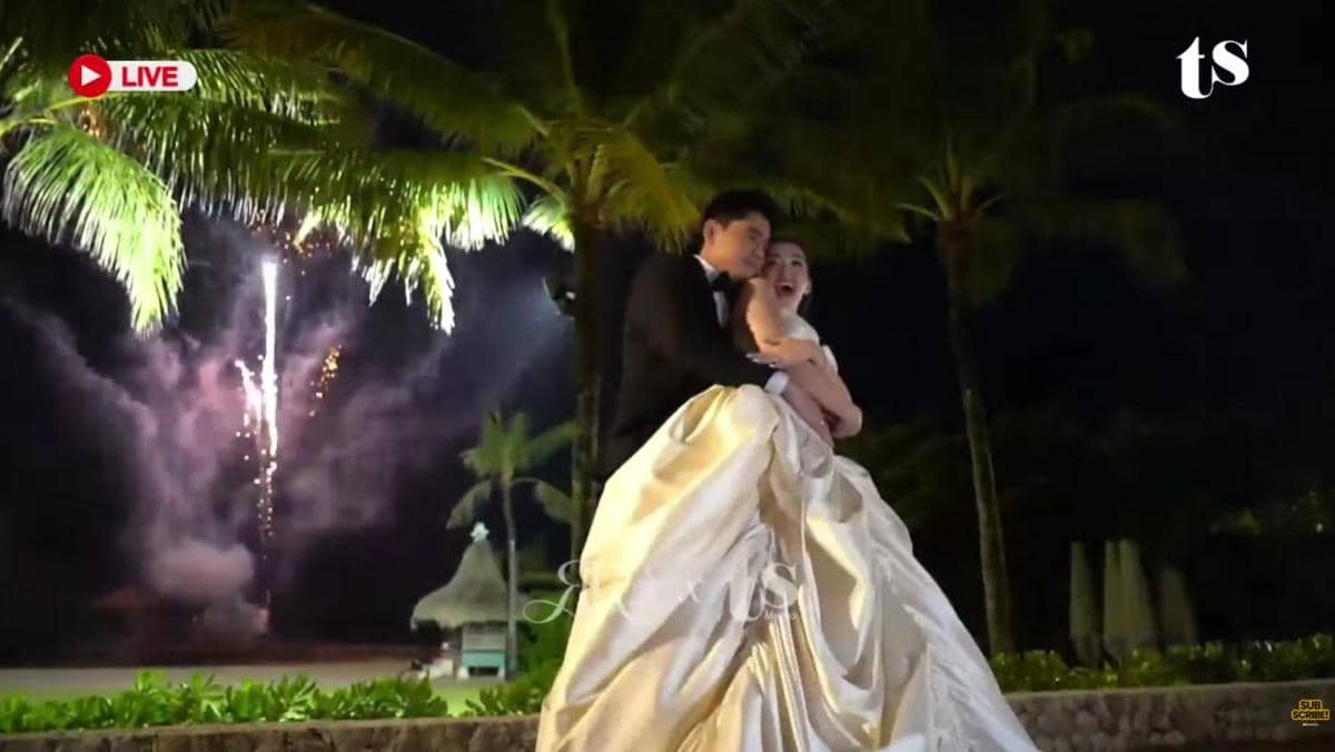 Resepsi Pernikahan Ranty Maria dan Rayn Wijaya di Bali (youtube.com/TS Media)