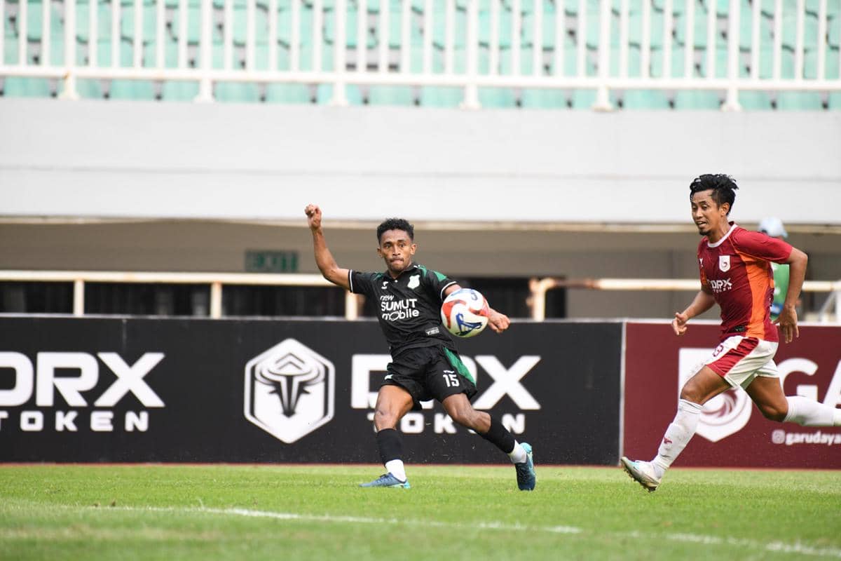 Duel PSMS kontra Garudayaksa FC di Stadion Pakansari, Bogor, Minggu (25/1/2026) (dok.PSMS)