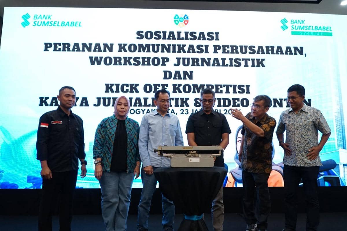 Sosialisasi, Workshop Jurnalistik, dan Kick Off kompetisi karya Jurnalistik yang diadakan Bank Sumsel Babel (BSB) tahun 2026 (Dok: BSB)