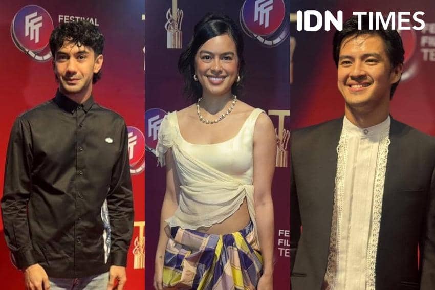 potret sineas di red carpet Festival Film Tempo 2025