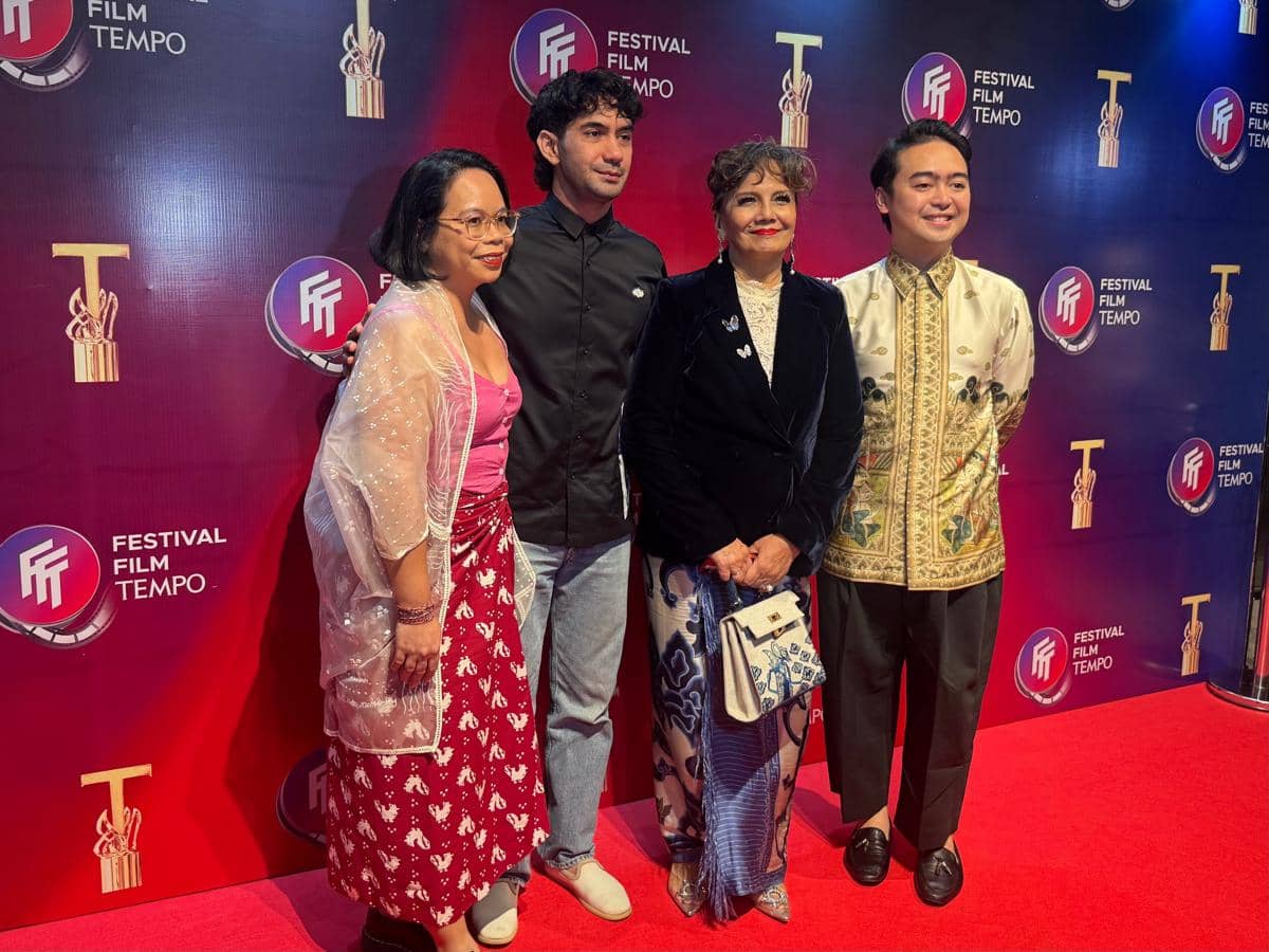 potret sineas di red carpet Festival Film Tempo 2025