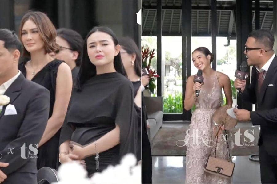 Gaya Seleb di Pemberkatan Ranty Maria-Rayn Wijaya (youtube.com/@rantymaria.)