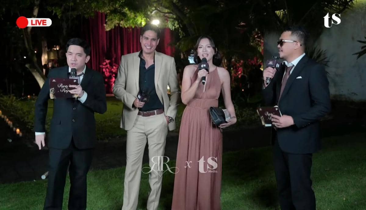 Gaya artis di resepsi Ranty Maria-Ryan Wijaya (youtube.com/@rantymaria)