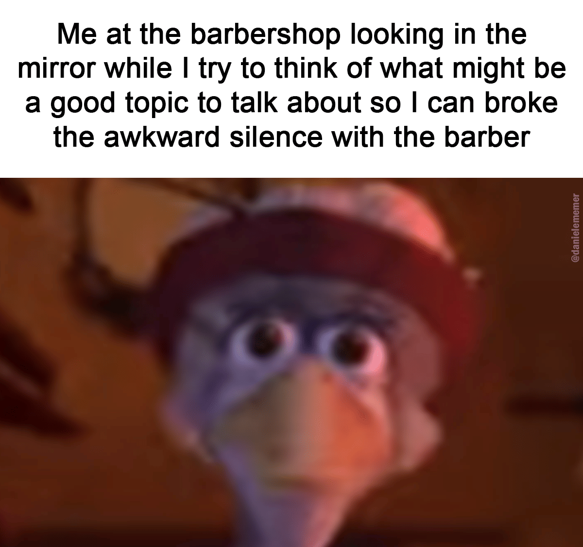 meme kartun tentang barbershop