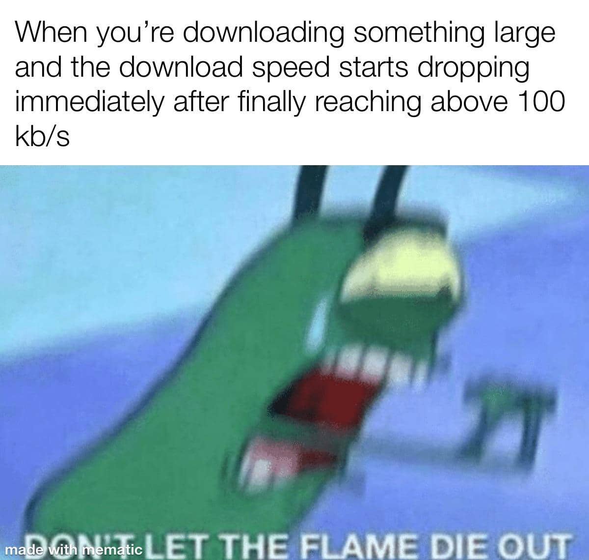 meme kartun tentang internet lemot