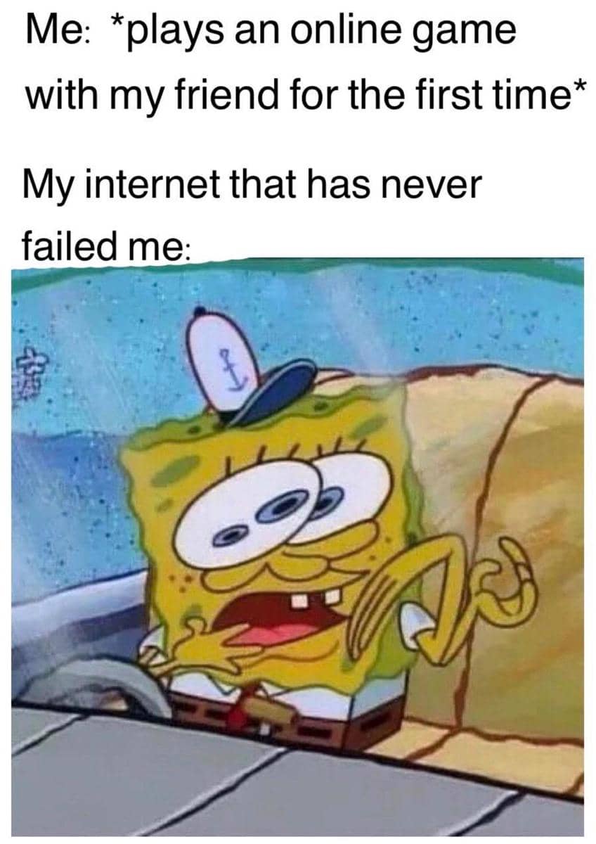 meme kartun tentang internet lemot