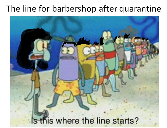 meme kartun tentang barbershop