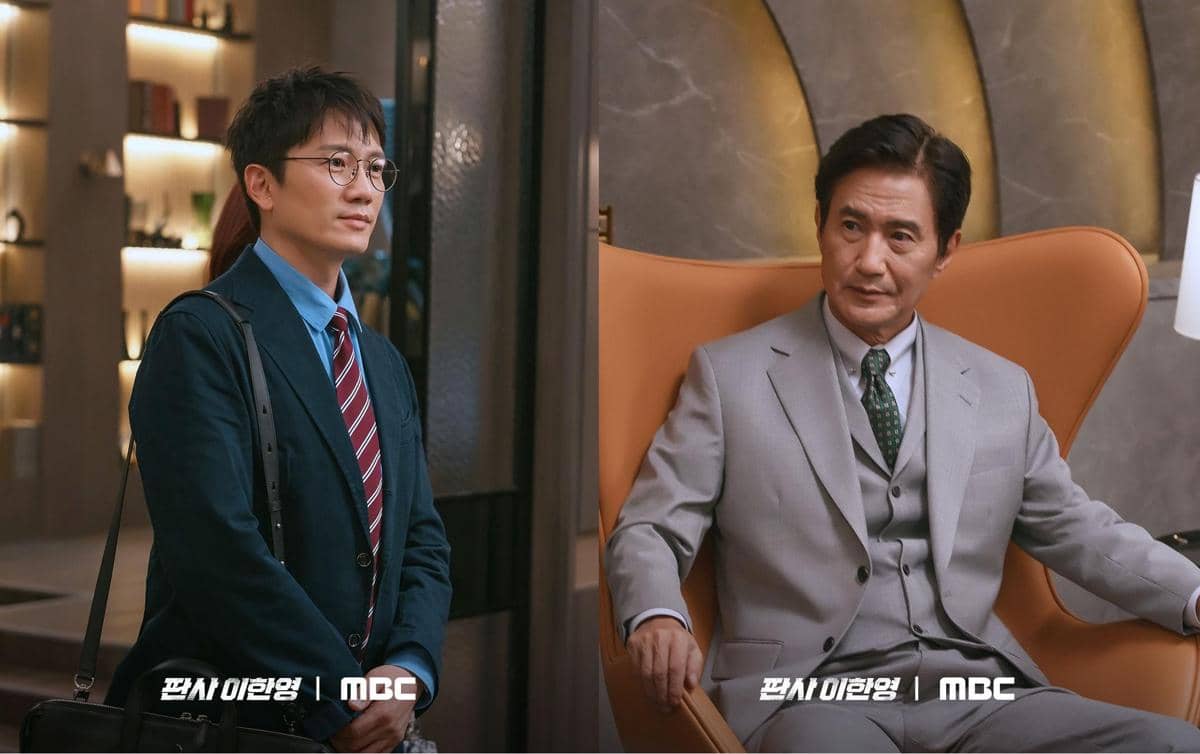 Ji Sung dan Ahn Nae Sang di drama The Judge Returns