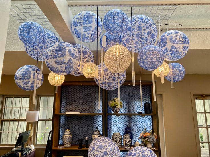 Ilustrasi dekorasi imlek