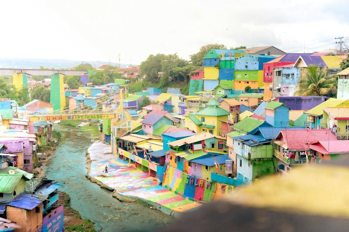 potret Kampung Jodipan, Malang 