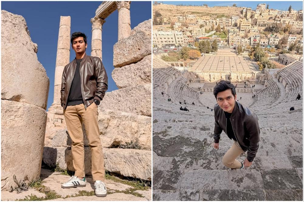 Teuku Ryan mengunjungi Citadel Amman di Jordan