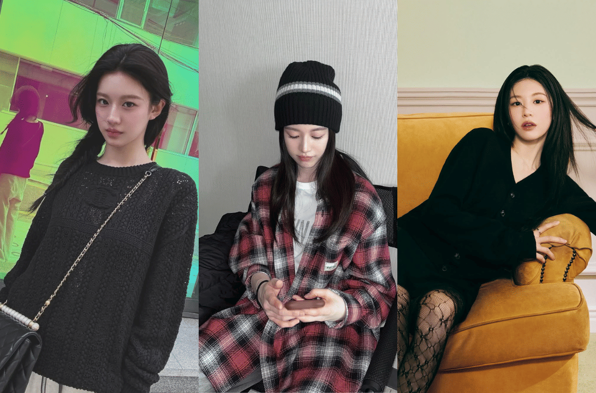 inspirasi OOTD edgy look ala Go Youn Jung