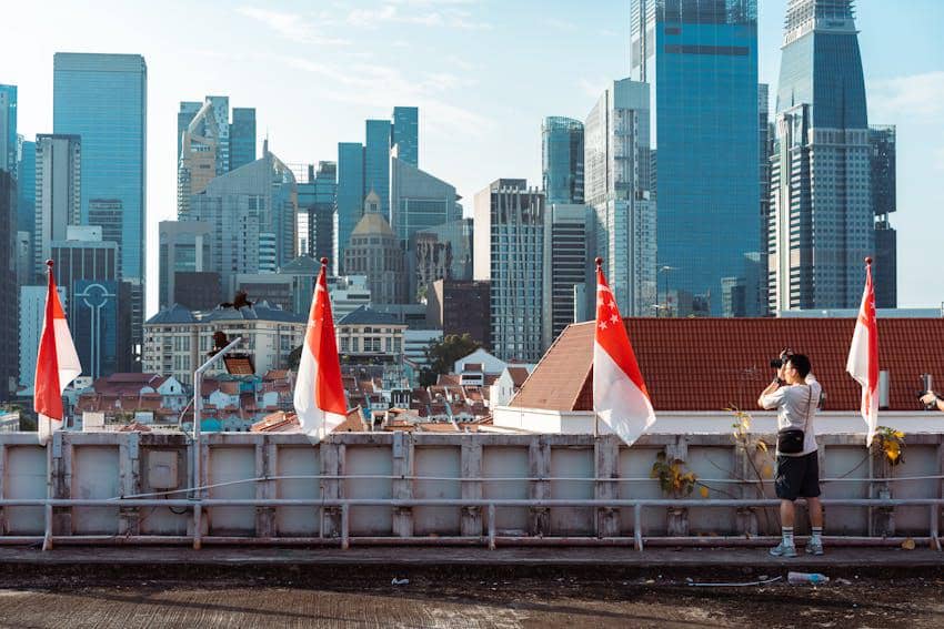 ilustrasi kota Singapura