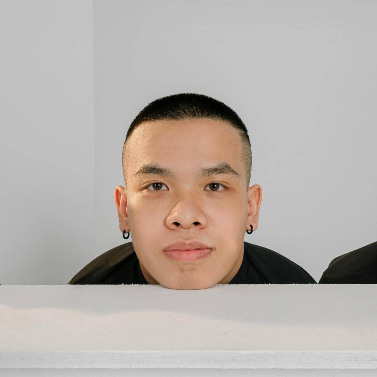 ilustrasi model rambut pria pendek Korea