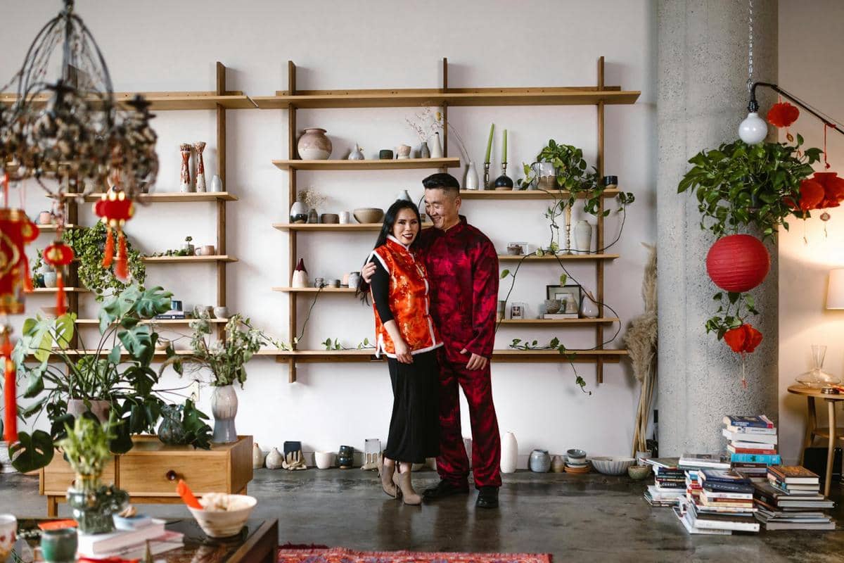 ilustrasi merayakan Tahun Baru Imlek