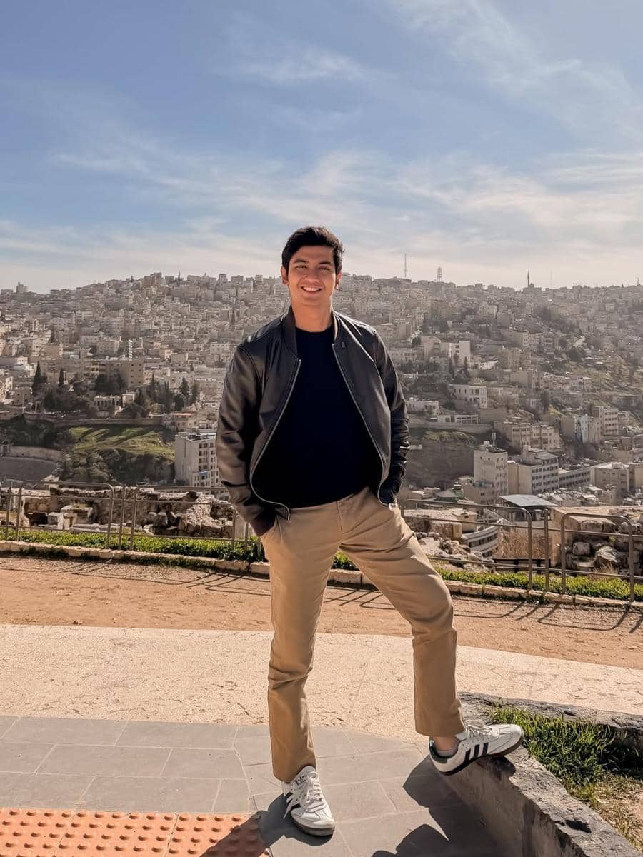 Teuku Ryan mengunjungi Citadel Amman di Jordan