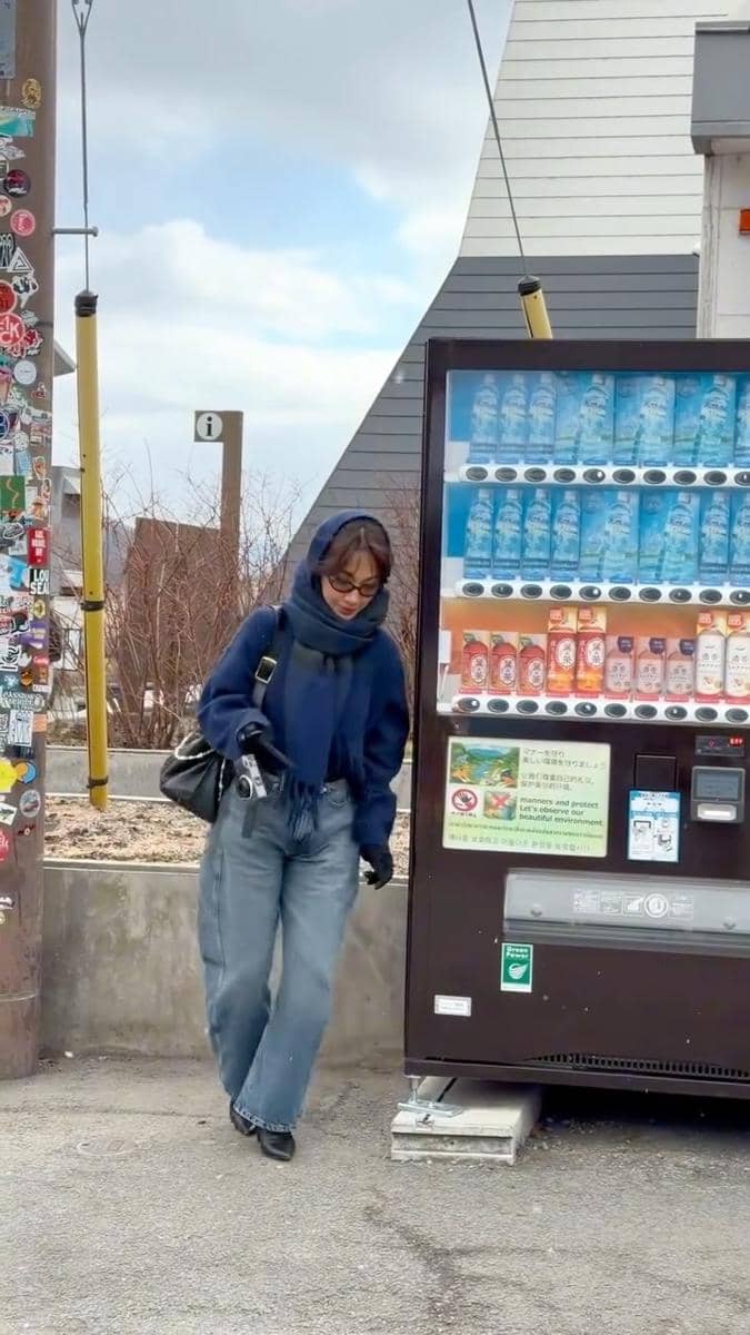 Dinda Kirana liburan ke Jepang bersama adik tercinta