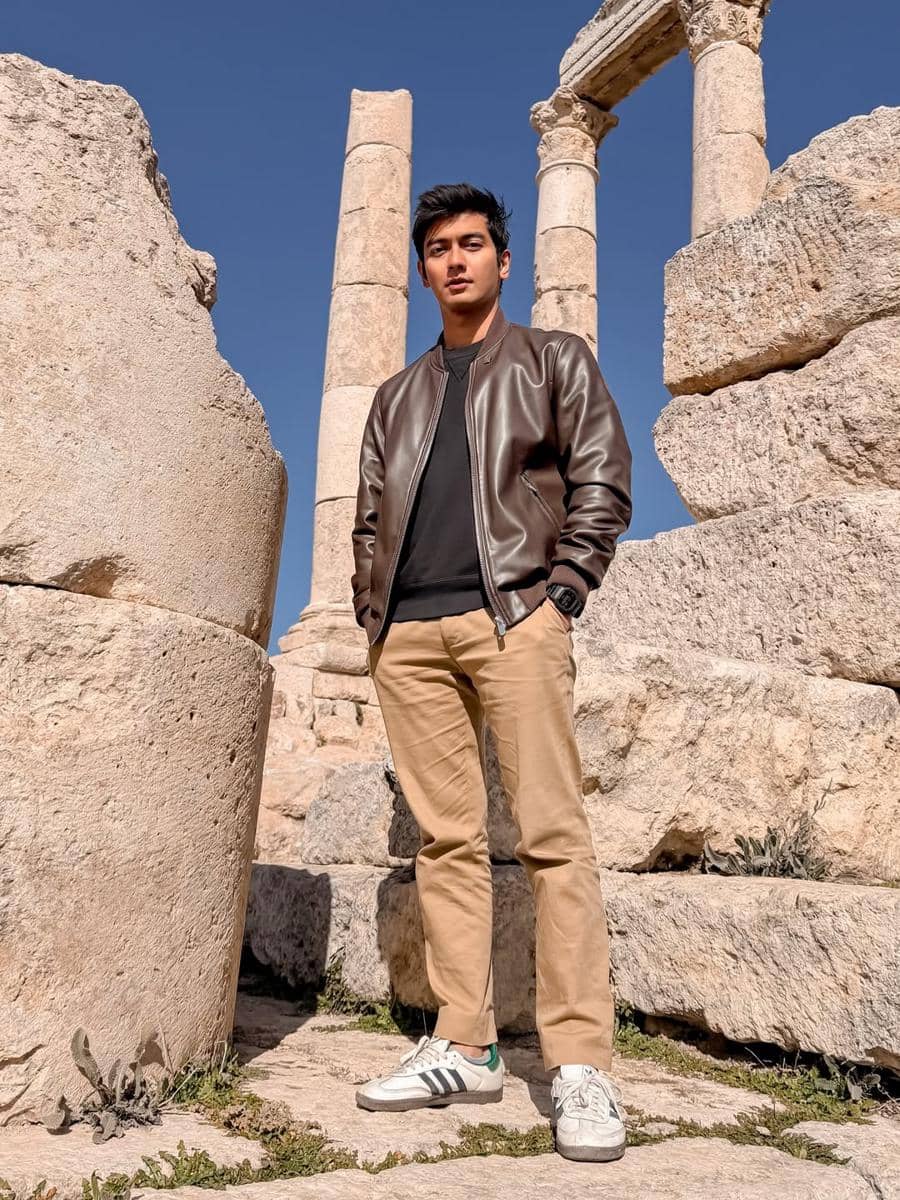 Teuku Ryan mengunjungi Citadel Amman di Jordan