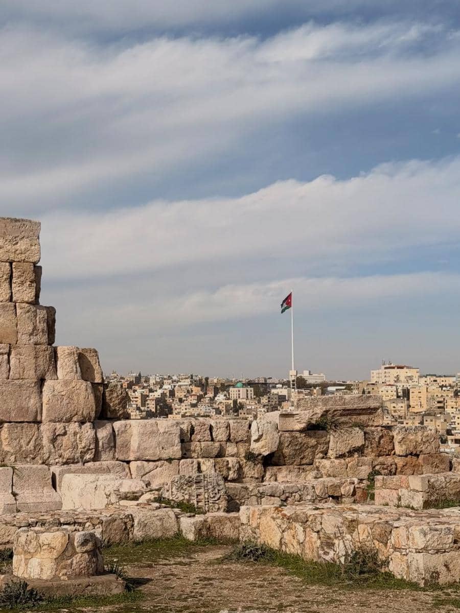 Teuku Ryan mengunjungi Citadel Amman di Jordan