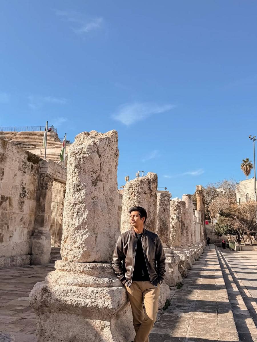 Teuku Ryan mengunjungi Citadel Amman di Jordan