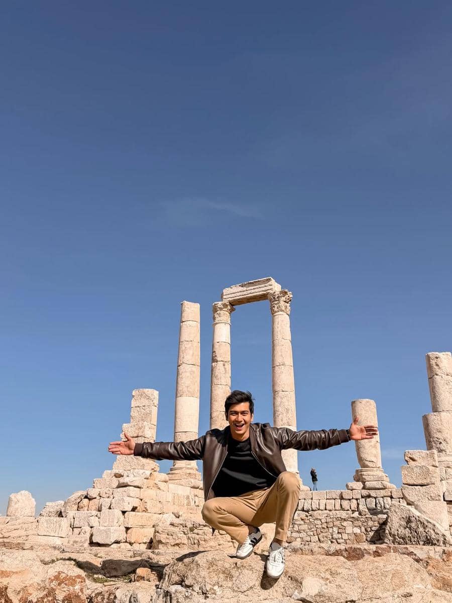 Teuku Ryan mengunjungi Citadel Amman di Jordan