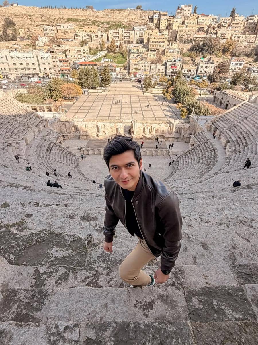 Teuku Ryan mengunjungi Citadel Amman di Jordan